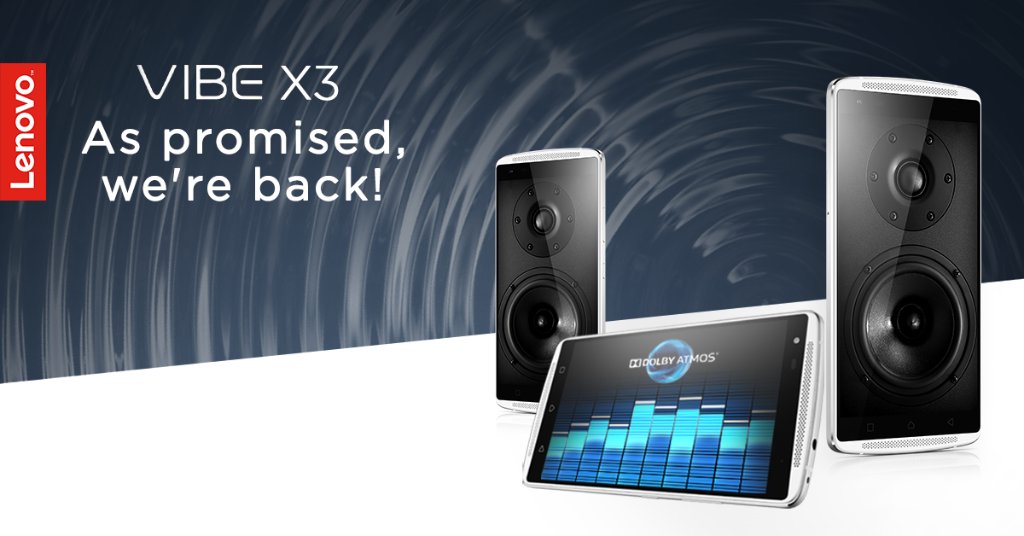 Lenovo_in's tweet photo. Flagship performance and astounding audio await you! VIBE X3 will be back in stock 2PM today:https://t.co/fxukuMwXvT https://t.co/QaEexlonAm