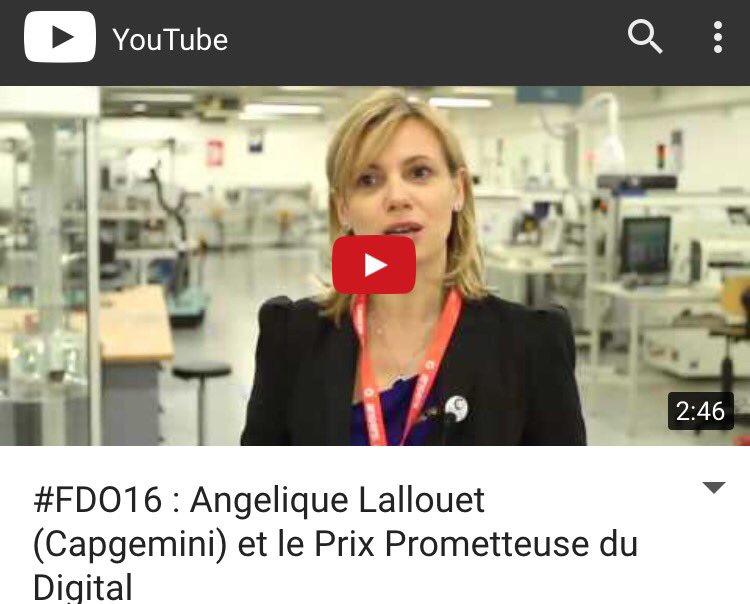 SandrineSCC's tweet image. A. Lallouet, @CapgeminiLabs : « Offrir une accélération aux femmes du digital » @FDOuest : youtu.be/qj9WYMyodBU