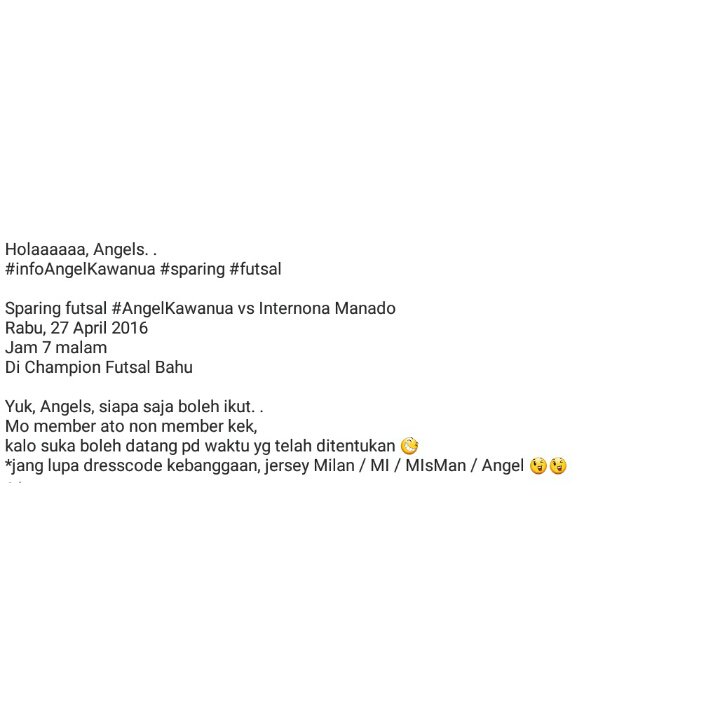 Angels, manjo gabung sebentar malam 😉