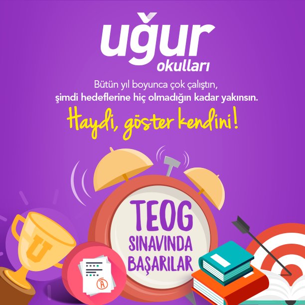 Bugün ve yarın gerçekleşecek olan #TEOG sınavına girecek tüm öğrencilere başarılar dileriz.