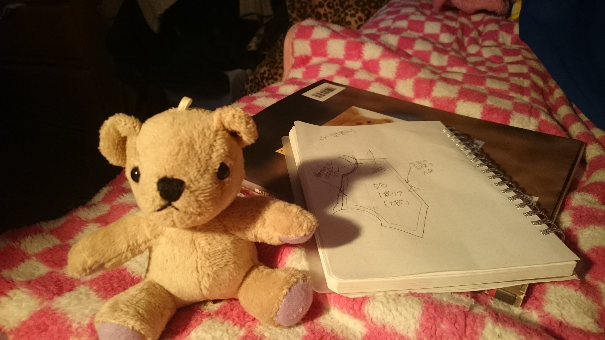 ちーぱん 仕事のため低浮上 くまプリのくまのぬいぐるみのシルエットがすごい好きなので型紙作ってみることに さすがブロッコリー ダーツ多いし複雑である 著作権あるし少し形は変えるけど T Co Kwhq8hpioe Twitter