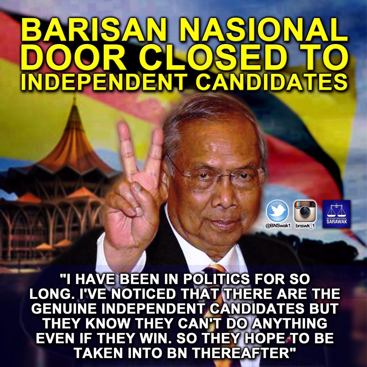 Gabungan Parti Sarawak tweet media
