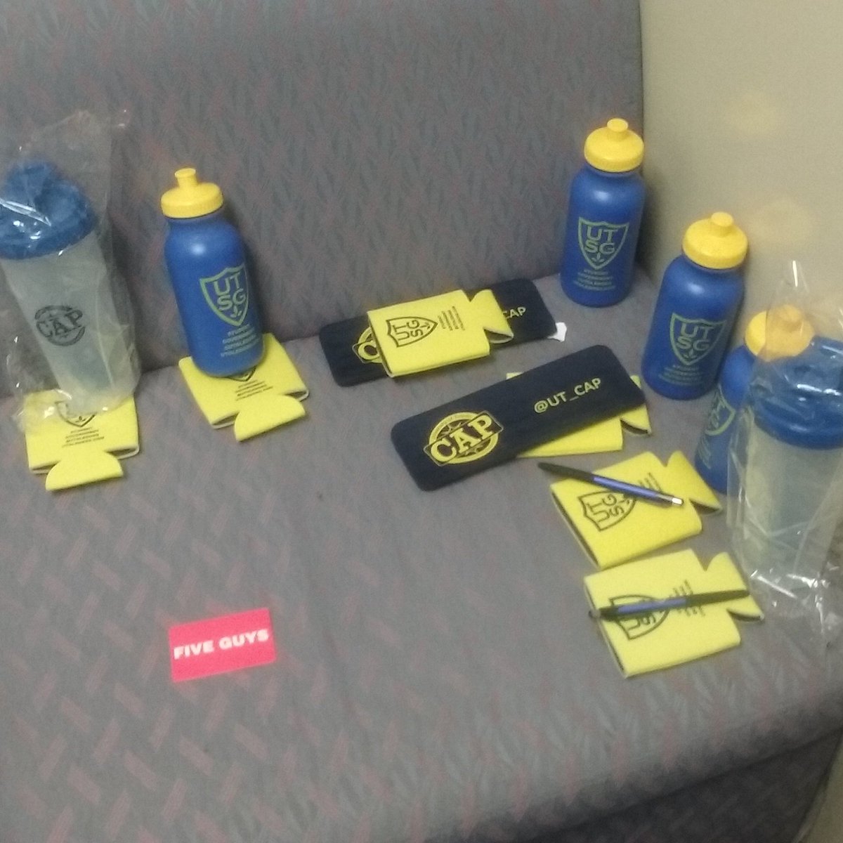 utoledodems's tweet photo. Just some of the prizes we have available thank you @UT_CAP and @UtoledoSG for the awesome donations #OrgUnity https://t.co/nND94XhitZ