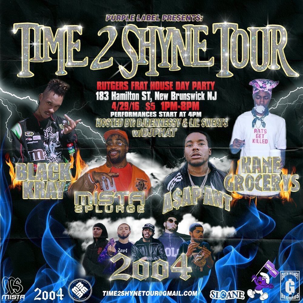 DJPHATTT's tweet photo. Who ima see ? #TIME2SHYNETOUR https://t.co/xsSwuAHX8q