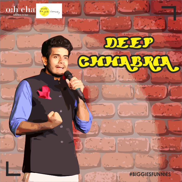 ohchaindia's tweet photo. Laugh away the blues with some inappropriate humor by Deep Chhabria this Thursday ! https://t.co/GnmFncYt0Q