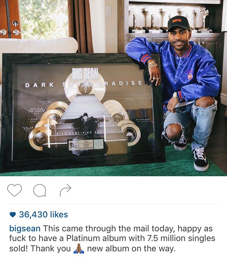 WORLDSTAR's tweet photo. Congrats to Big Sean! 👏 https://t.co/QW8D4rpoy3
