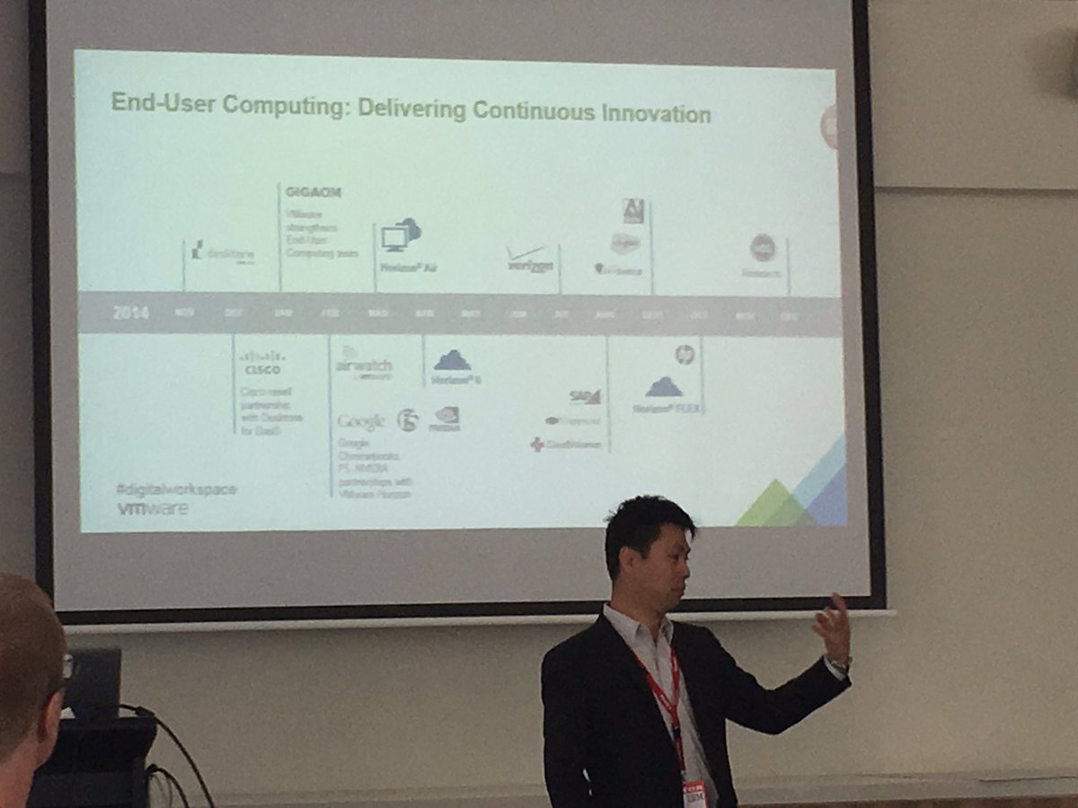 vGaruBo's tweet photo. @cchoy_vmware laying down the facts of VMware End User Computing https://t.co/nraKGytp9t