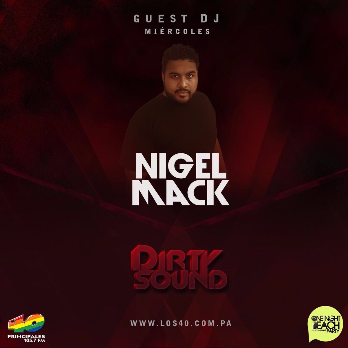DirtySoundPTY's tweet photo. Mañana en #DirtySound #NigelMack @los40panama @djfidelcoronado https://t.co/OIcdK6LpF0