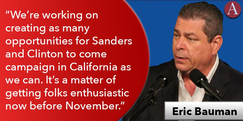 AnnMediaLive's tweet photo. .@EricBauman says the CA Democratic party is working to get a debate scheduled in California before the primary https://t.co/Oh0i7pjZOV