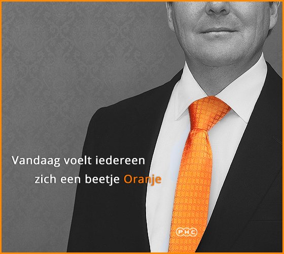 PHC_HQ's tweet photo. #Teamphc wenst iedereen een gezellige #Koningsdag toe https://t.co/Wc6jxB2R1p
