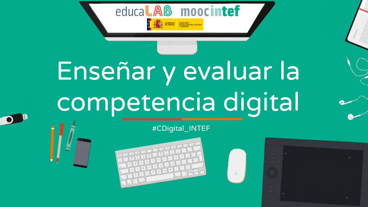 educaINTEF's tweet photo. Abierta la inscripción en el MOOC “Enseñar y evaluar la competencia digital” https://t.co/DEamJUFbXQ #CDigital_INTEF https://t.co/gQLhD6mrHG