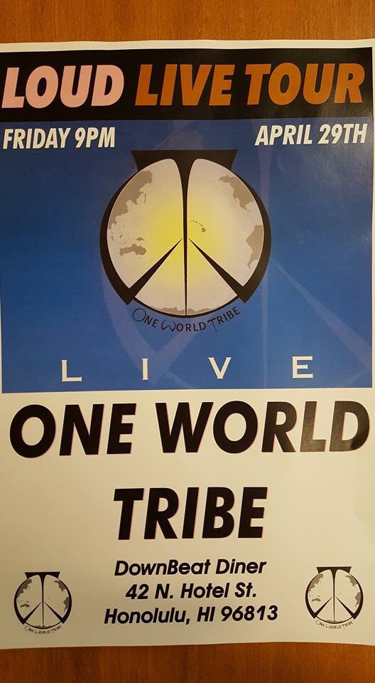 OhanaSurfPro's tweet photo. This Friday night at @DownBeatDiner downtown Honolulu. #LiveMusic with #OneWorldTribe ! Check em out https://t.co/QFKIEC0xWl