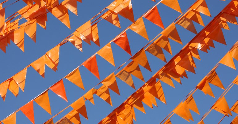 Wat je vandaag ook gaat doen, wij wensen je een hele fijne en feestelijke Koningsdag.
