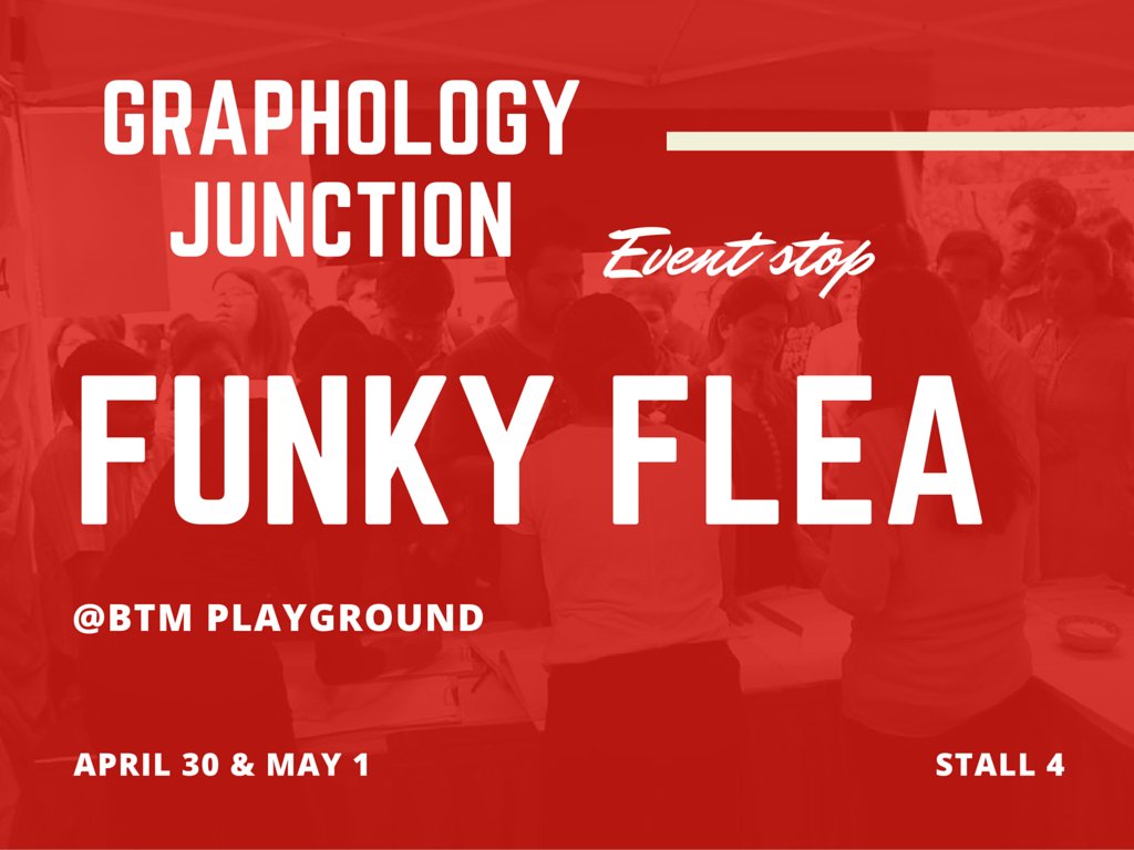 SJ_Snehajain's tweet photo. An #event we are thrilled to participate in! #FunkyFlea @ #BTMLayout - Drop by & we shall love meeting you on paper https://t.co/JHkux0xTRX