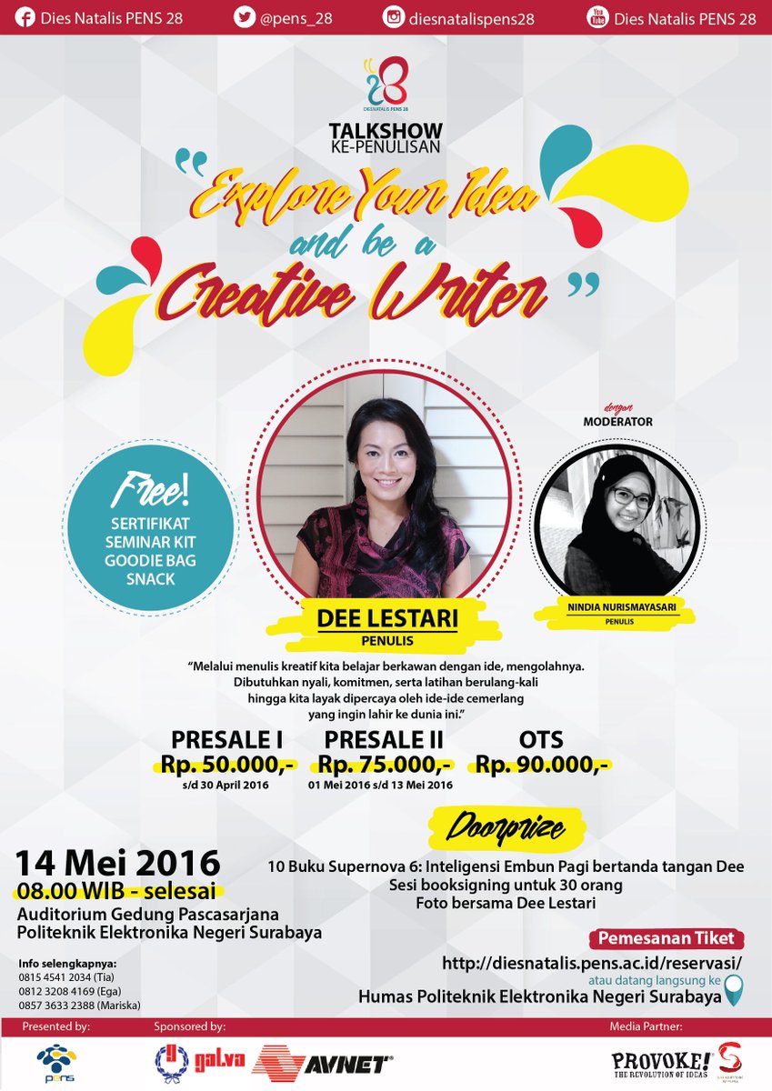 Yang di Surabaya, mari daftar!