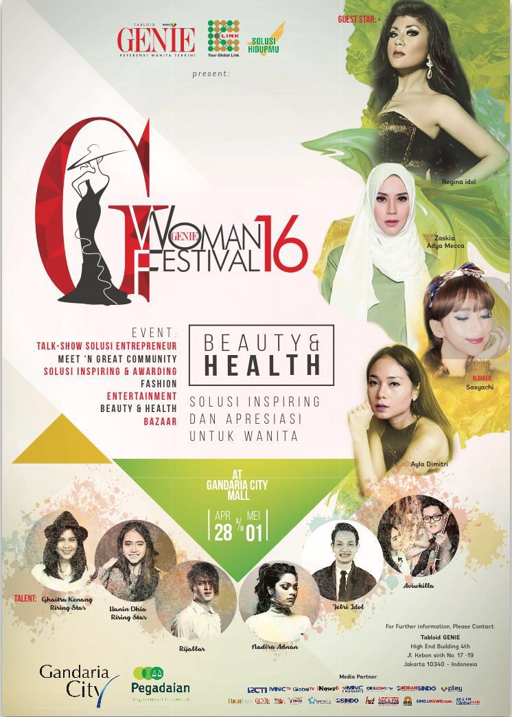 30 April 2016 @TabloidGenieMNC Woman Festival 2016 <a href="/Hanindhiya_tys/">Haneen</a> <a href="/Rijabbas_/">rija</a> <a href="/reginaivanova4/">Regina Ivanova</a> <a href="/FebriYoga_SR/">Febri Yoga</a>