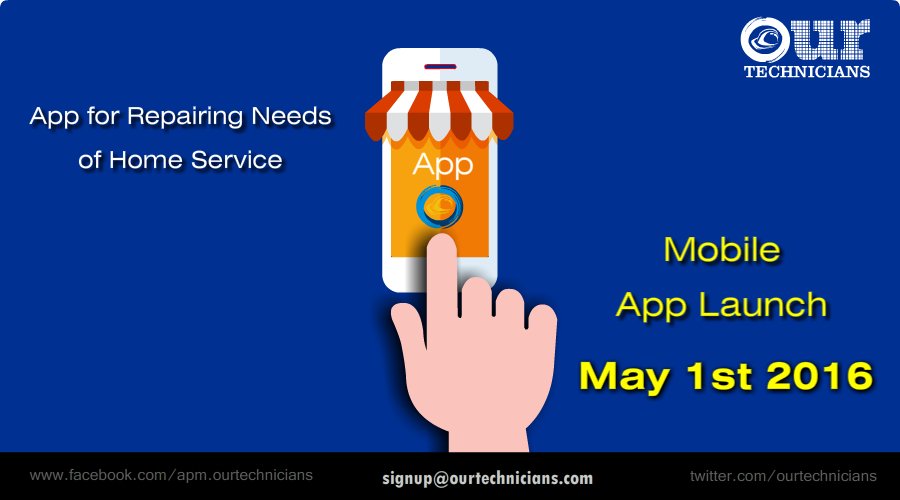 ourtechnicians's tweet photo. SOMETHING BIG IS COMING!!!!!
#Ourtechnicians #launching #Mobile #App on #May 1st 2016!!! https://t.co/nmvQ1vhGG2