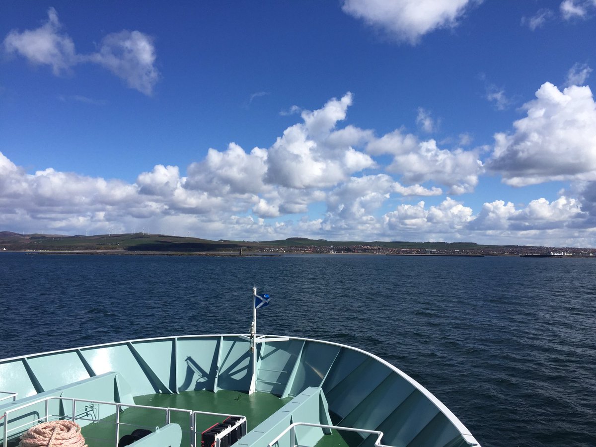 Teatours's tweet photo. Nearing #Ardrossan on the #CaledonianIsles @CalMacFerries  Another great trip for #afternoonteatours #ScotSpirit https://t.co/fvNDtZJttV