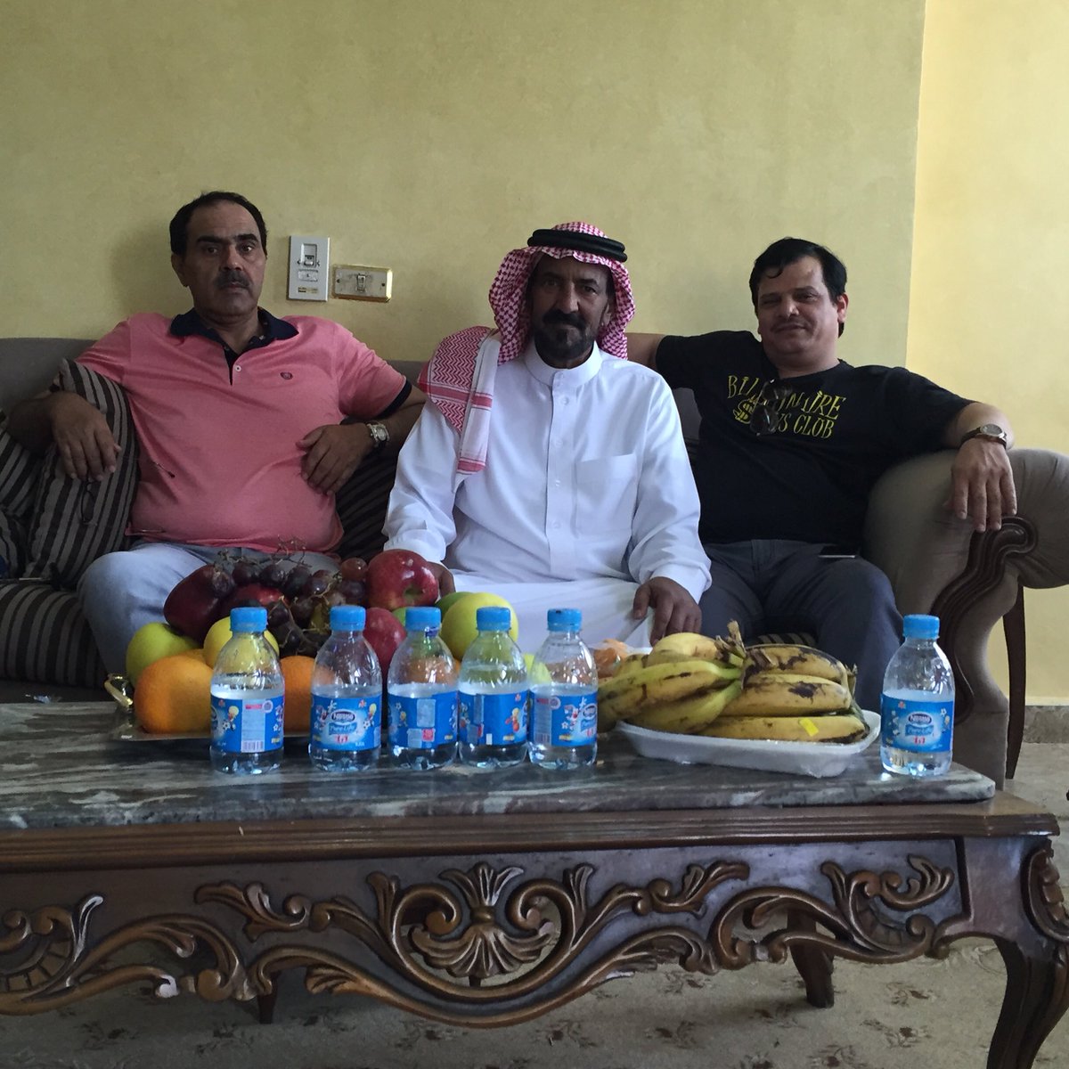 صوره تجمعني في رحلتي العلاجيه مع رجل الوفا والمواقف الكبيره رجل الاعمال مسلط بن لافي الشعبي والاعلامي ثلاب الحربي