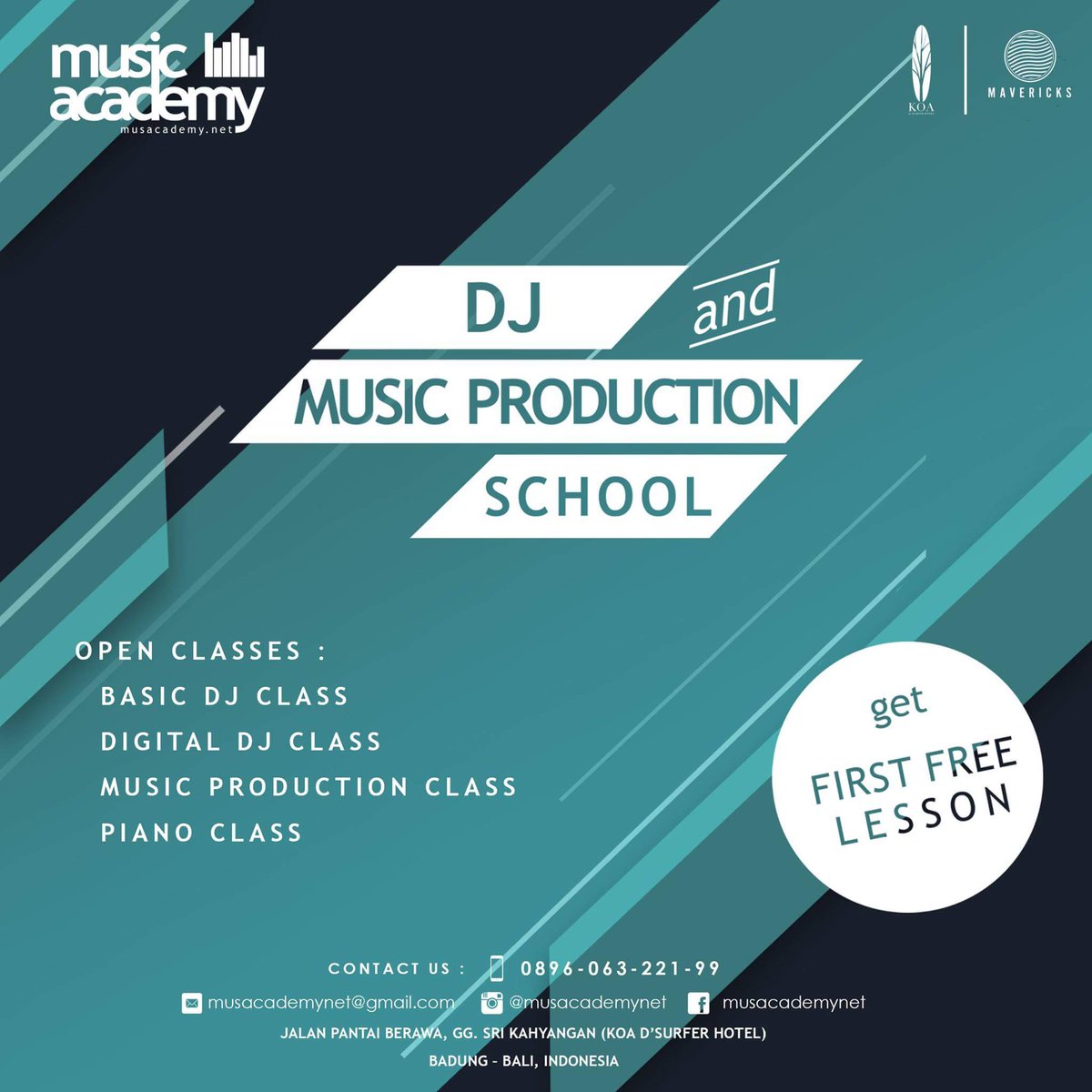 Don't miss u chance to learn music.. We have guitar class too now! Come and join us #djschool #guitarschool #bali
