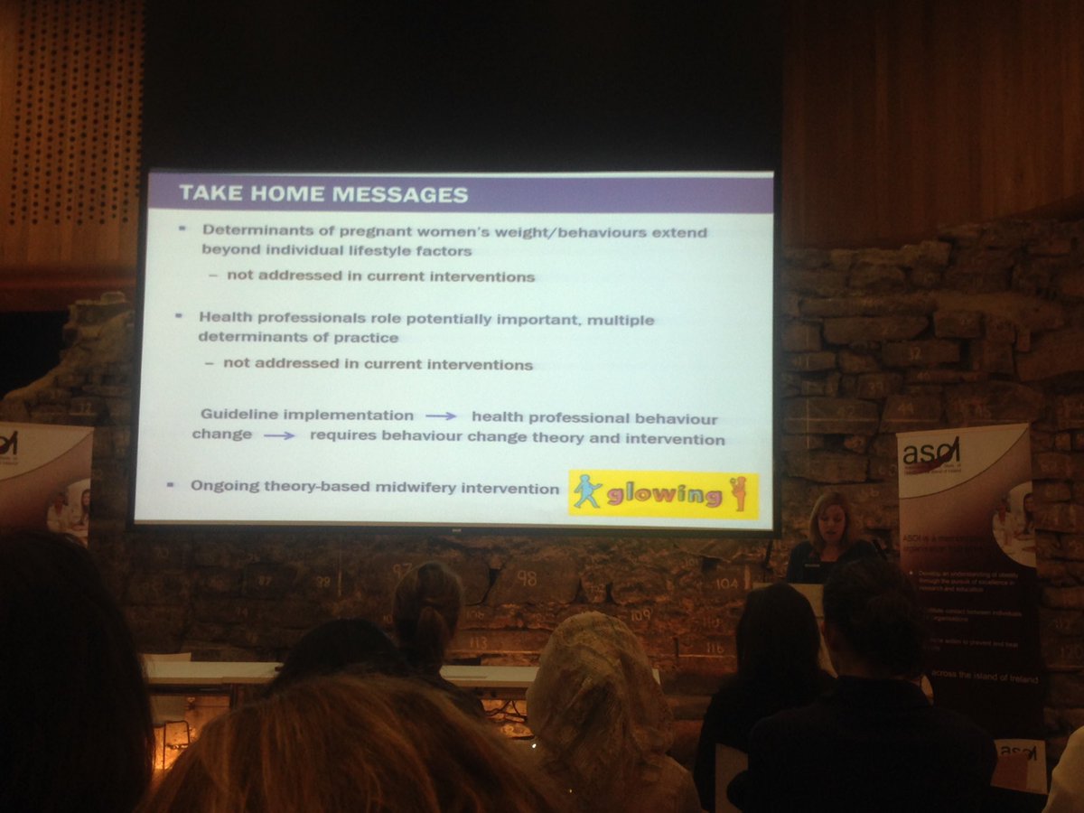 Emily_Kelleher7's tweet photo. Role of health professionals essential for success of weight management in pregnancy #asoi2016 @ASOIreland https://t.co/LrCPuylXJw