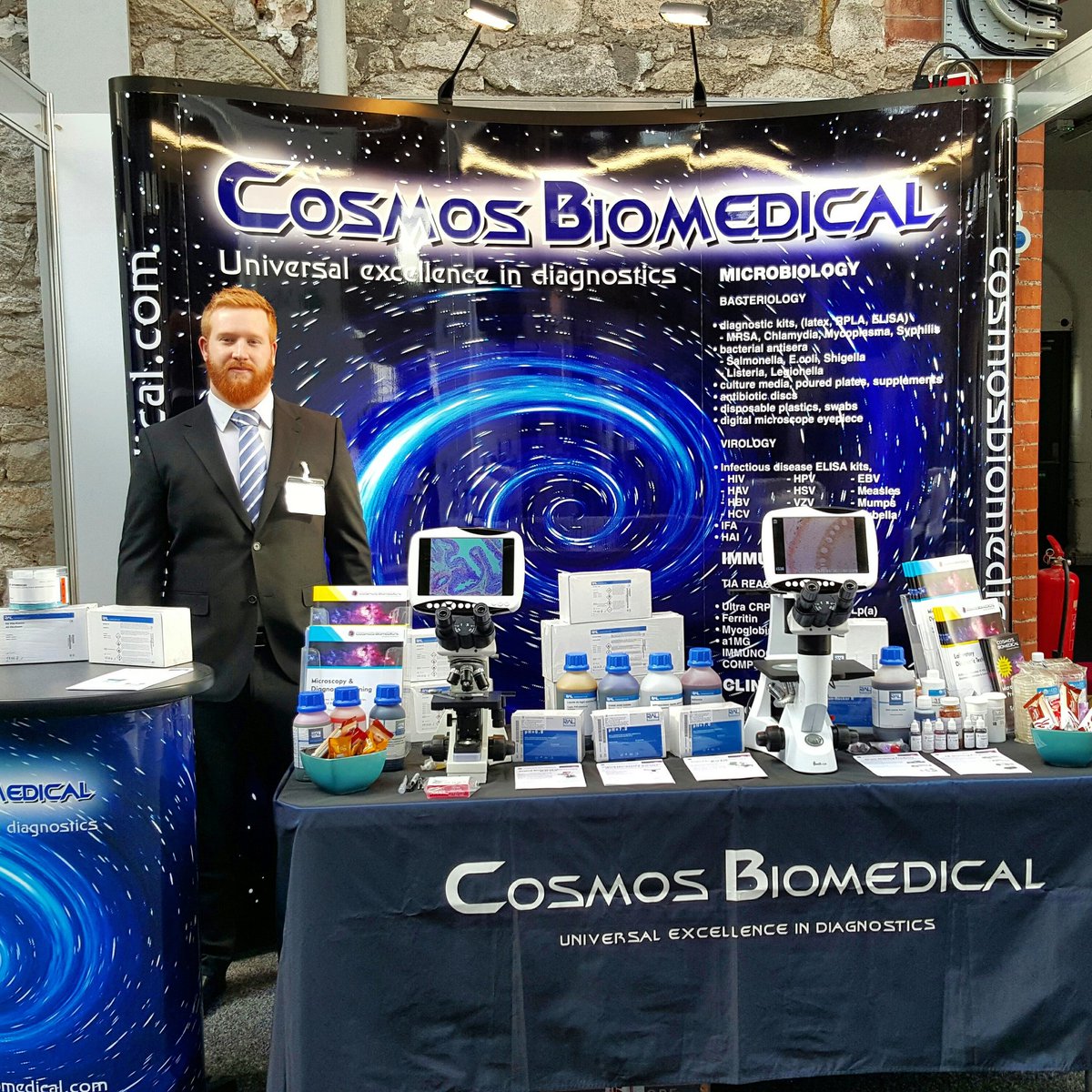 CosmosBiomed's tweet photo. Come visit Cosmos Biomedical at #biomedica2016 https://t.co/Ra2sMZhixa