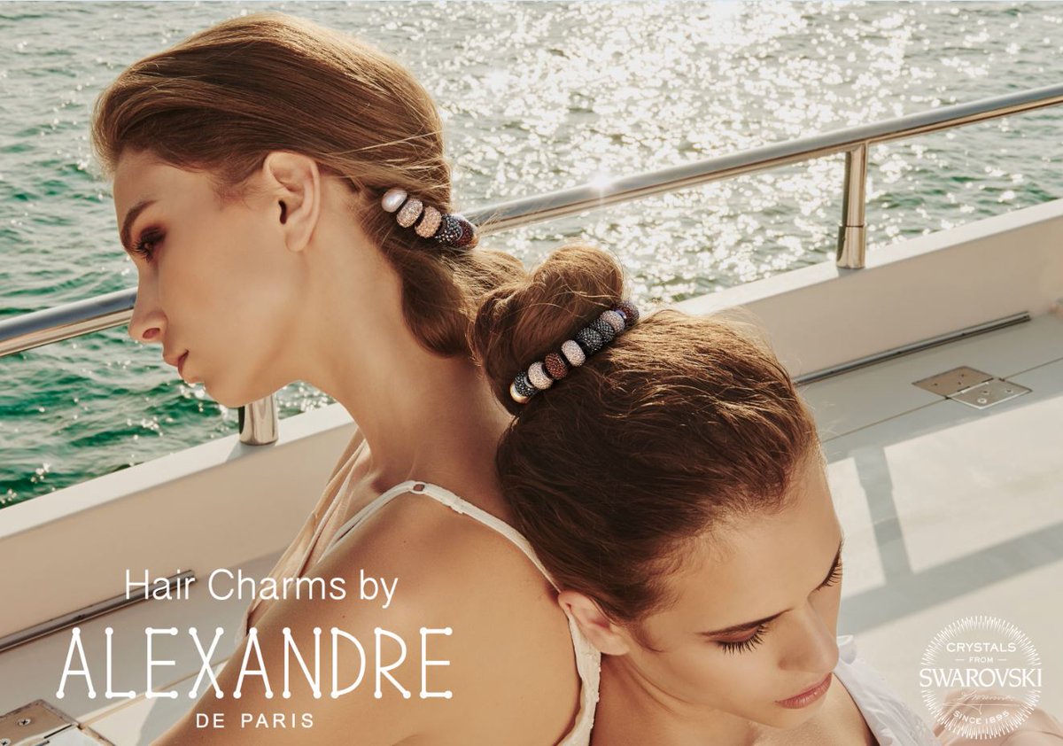 swarovski's tweet photo. Go tailor-made for a sparkling summer! @alexandredeparis_official launches customizable hair charms. #Swarovski https://t.co/3lry2B4vUO