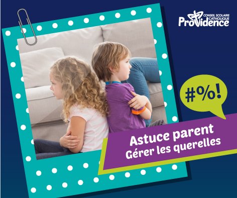 CscProvidence's tweet photo. Pour désamorcer les querelles, votre présence dans la pièce est plus efficace que de hausser la voix. #AstuceParent https://t.co/w0e5W1WxRa