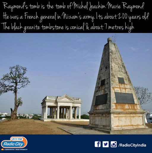 radiocityindia's tweet photo. Do you know about #RaymondsTomb in #Hyderabad located near #AsmanGarhPalace
#RadioCityHyderabad https://t.co/r5nn3nZTdu