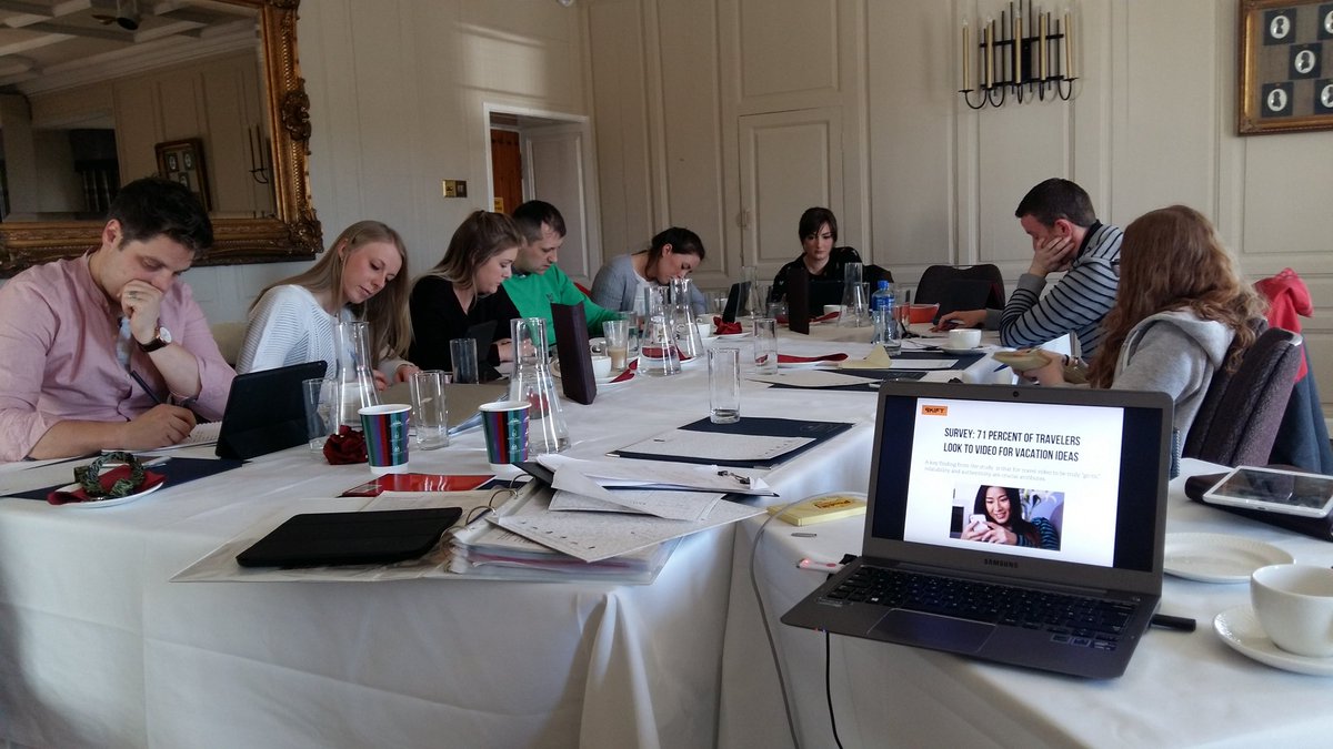 PeterBolan's tweet photo. @HastingsHotels Management Ambassadors honing their brand and image skills with @UlsterBizSchool @ballygallyhotel https://t.co/5V9rO6nza9
