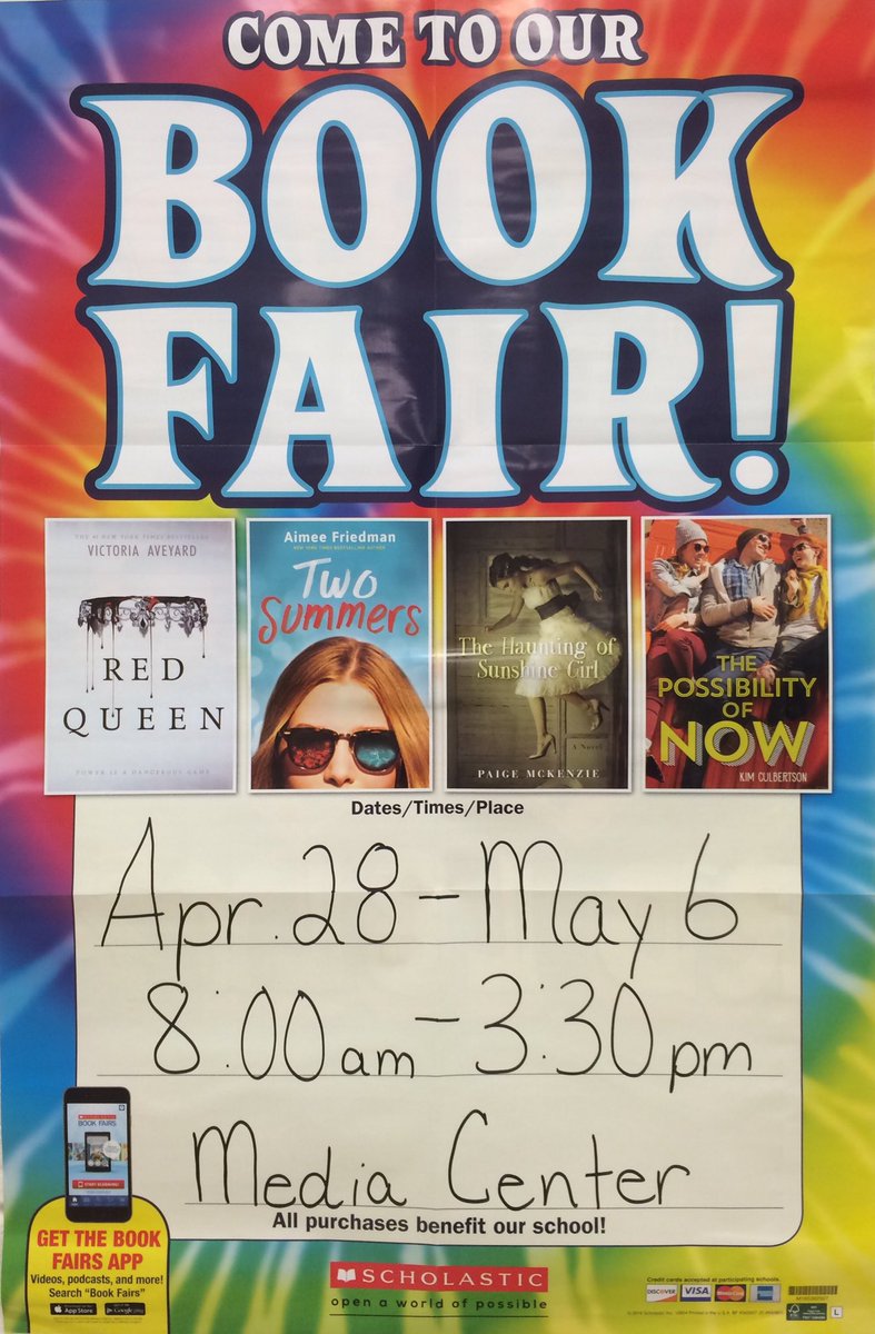 MsFaughnan_BSMS's tweet photo. The book fair starts tomorrow!! Students can attend during Homeroom and Language Arts class. Get ready for ✌🏽️❤️📚!! https://t.co/J6JaJJbS8D