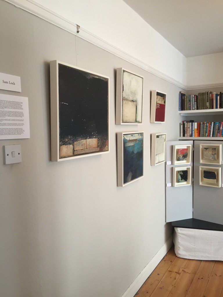 Work hung ready for #brighton #open #house <a href="/TessWolfeMurray/">Tessa Wolfe Murray</a> - open every weekend in May 
38 Lorna Rd BN3 3EN