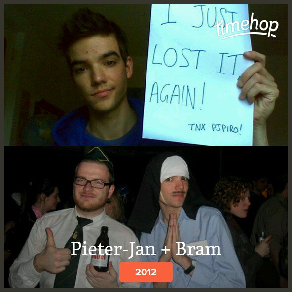 PjPiro's tweet photo. Time hop... You gotta love it :)@_Bram https://t.co/aDRYtD2q4U
