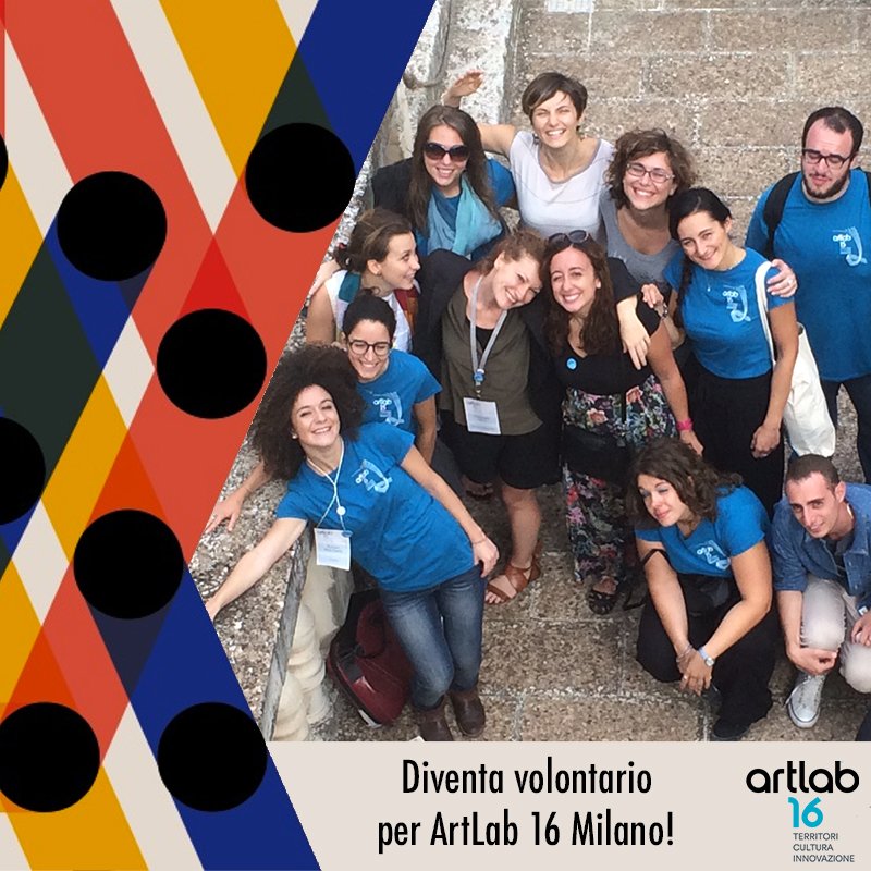 FitzcarraldoFon's tweet photo. Entra nel team di #ArtLab16 Milano, diventa volontario! https://t.co/hTSOdI8WJy #cultura #volontari #milano https://t.co/BVq9AngGQg