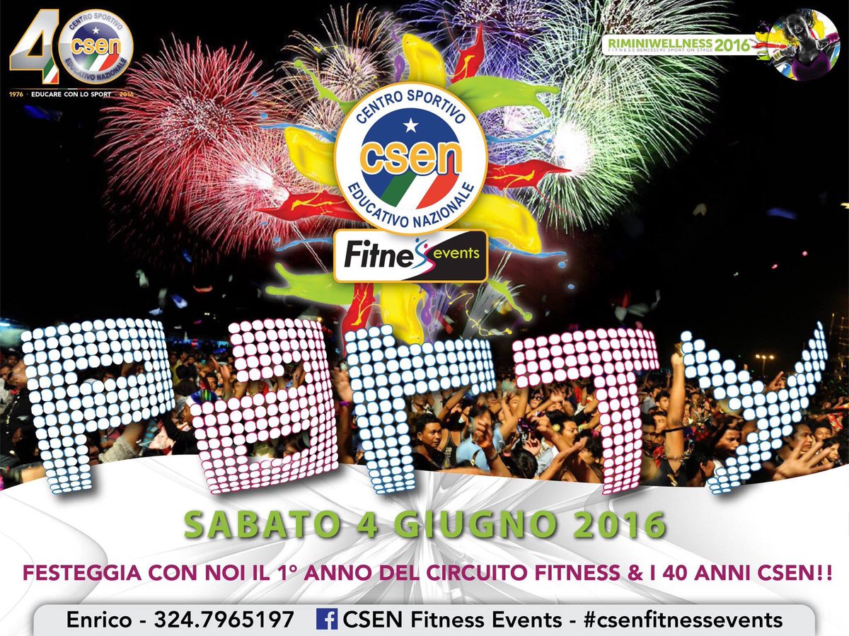 #csenfitnessevents pronto per #riminiwellness2016! 2 palchi #fitness, area #funzionale e #party esclusivo!Pad. B5&amp;B6