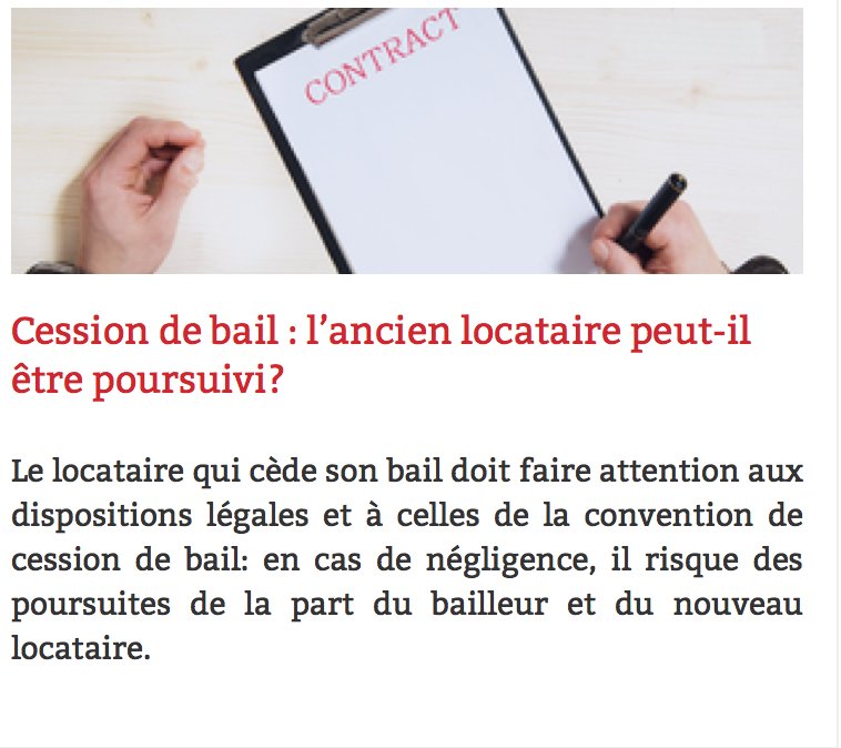 lebonbailbe's tweet photo. Cession de bail : l’ancien #locataire peut-il être poursuivi? Via @lebonbailbe 
https://t.co/Sp1nPFjIst
#immobilier https://t.co/S4uTC2RVSn