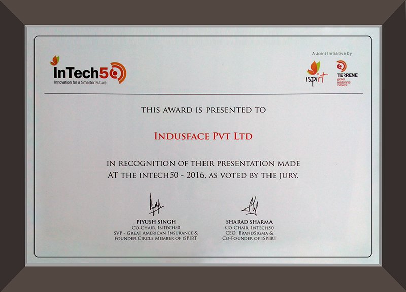 Indusface's tweet photo. Indusface Wins @intech50  Most Innovative Products from India- 2016. Second year in a row. #intech50 #appsec https://t.co/4ipfDnXqoK