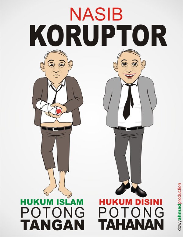 UntariFriski's tweet photo. Kalau anda pilih yang mana? Gue mah milih untuk TIDAK KORUPSI. SIMPLE KAN.. :) #BIDANJMS #ANTIKORUPSI @KPK_RI https://t.co/q2a8i8cNT1