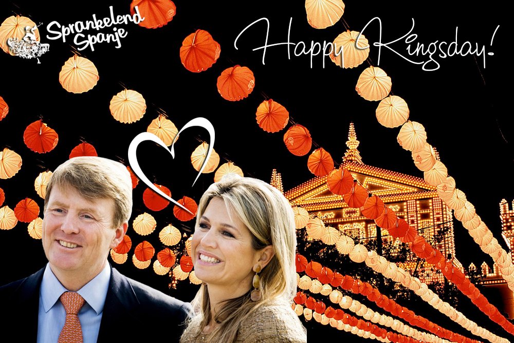 SprankelendSp's tweet photo. Happy Kingsday! Wist je eigenlijk al dat onze koning en koningin elkaar ontmoet hebben tijdens de Feria van Sevilla? https://t.co/l22GzqmyQO