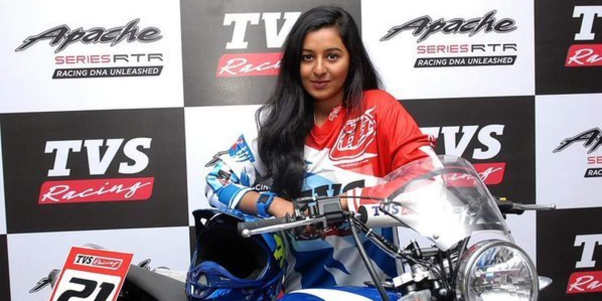 HuffPostIndia's tweet image. .@shreya_iyer57 appointed as India's first woman racer huff.to/1SzVgd9