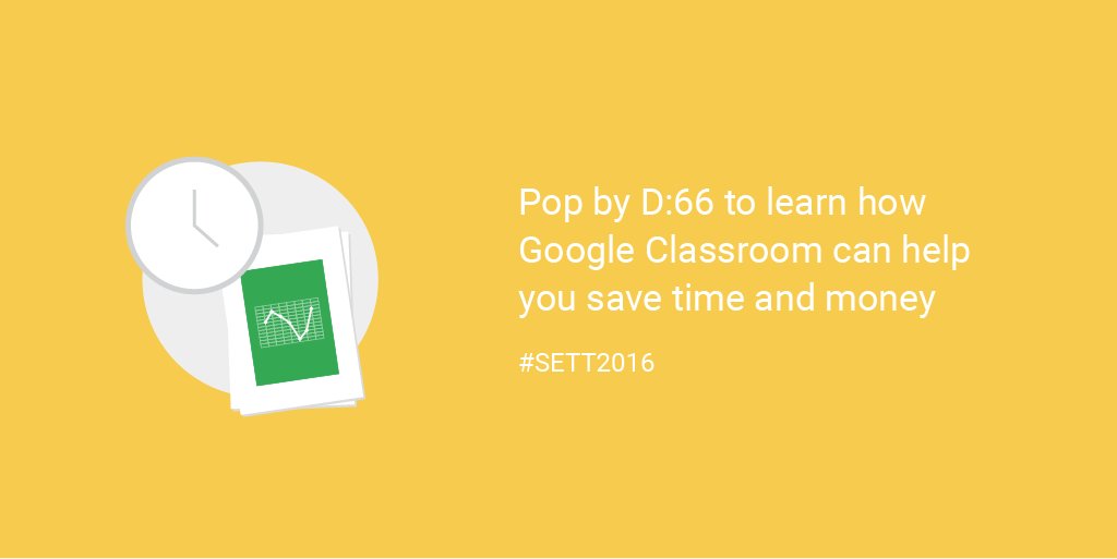 GoogleForEdu's tweet photo. Get hands on with #GoogleClassroom at our #GoogleEdu stand https://t.co/vUSCMaIDuq #SETT2016 https://t.co/Dh4FlbBiRI