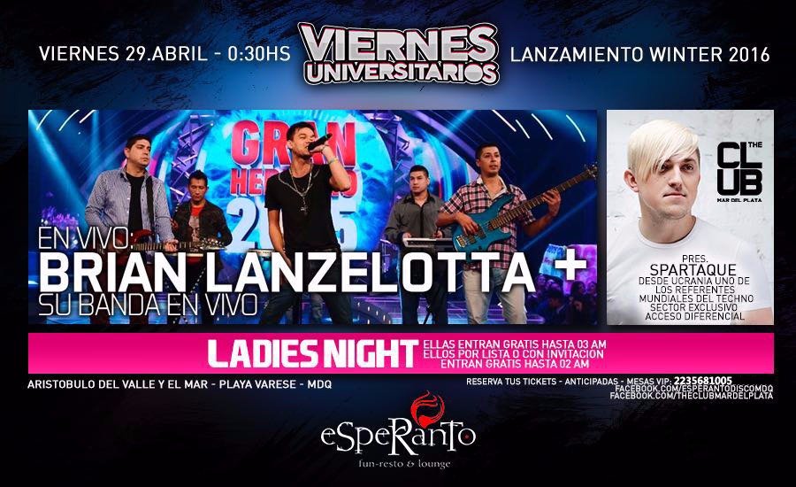 CebrianFacundo's tweet photo. Este viernes no te podes perder a @BLanzelottaOK y su banda en @esperantomdp anotate en lista gratis al 2235681005 https://t.co/TYAYhgQRBy