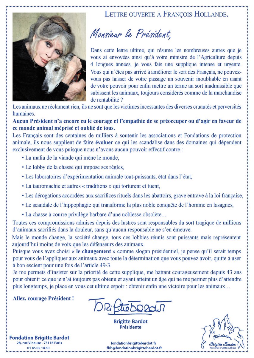 Brigitte Bardot tweet media