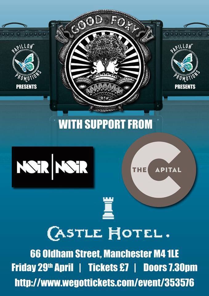 THIS FRIDAY! <a href="/goodfoxy_/">Good Foxy</a> <a href="/NoirNoirMusic/">Noir|Noir</a> #indierock frenzy <a href="/thecastlehotel/">The Castle Hotel</a> seetickets.com/event/353576