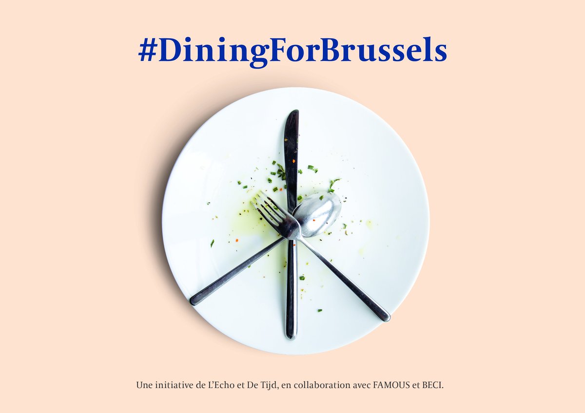 NatNeve's tweet photo. Brandissez couteaux et fourchettes et soutenez l'horeca bruxellois ! Rejoignez #DiningForBrussels https://t.co/bODhSYT0v4