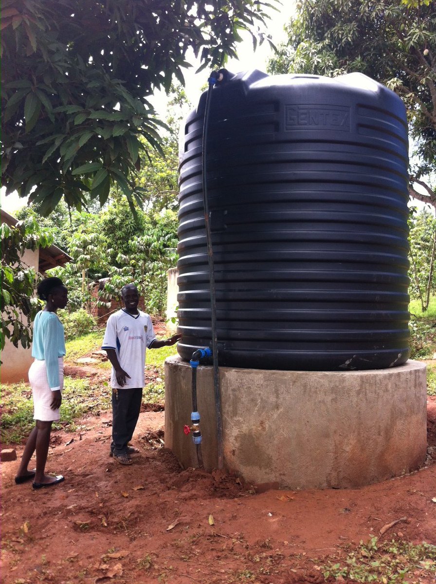 longwellwalk's tweet photo. Construction is complete in Jandira! Year-round water access for 3,000+ community! @KidsClubKampala https://t.co/iQLpOb4Ben