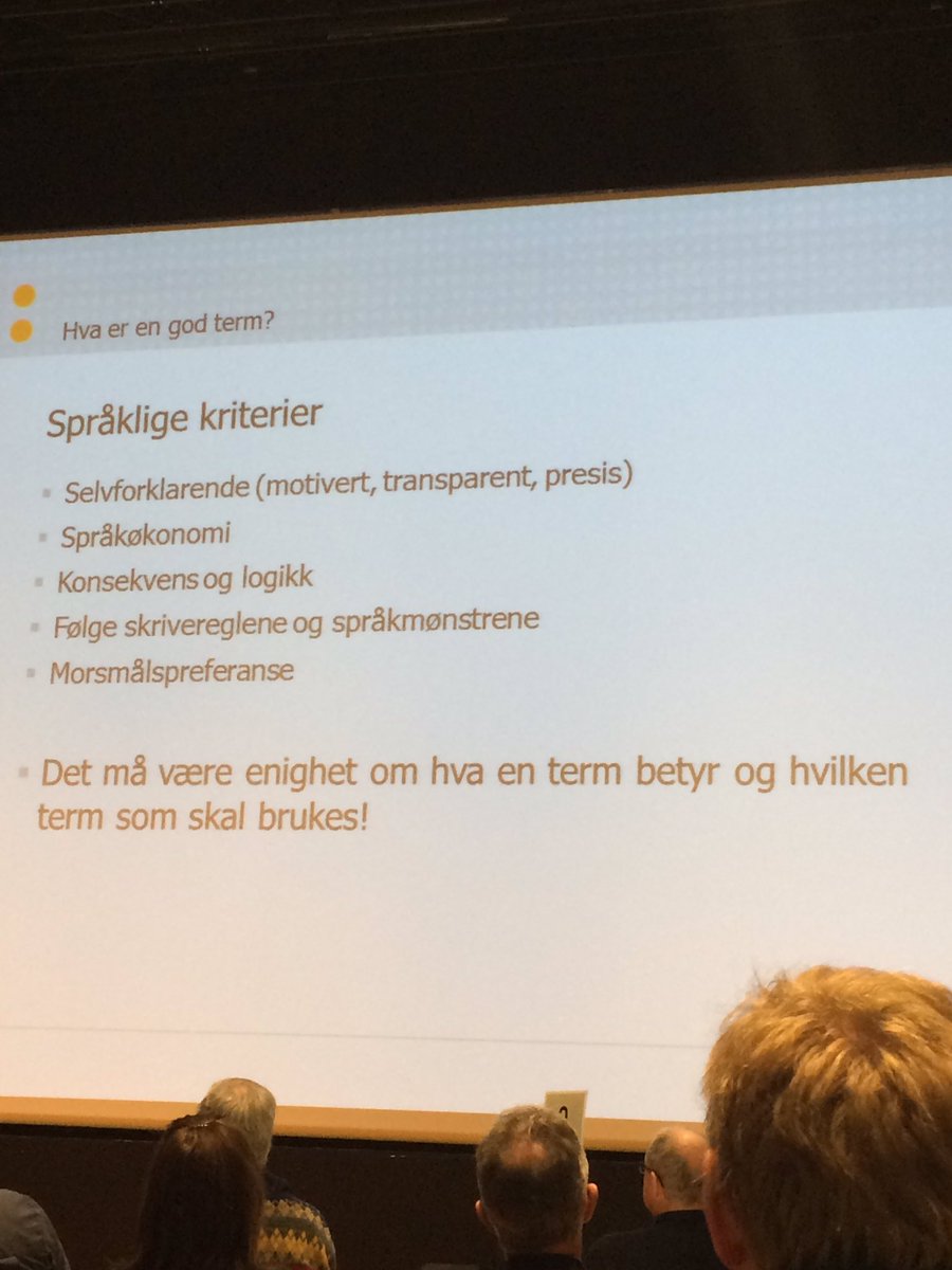 Språkrådet er også på besøk på #sikkerhetsdagene. Her forklares viktigheten av klare termer og kriteriene.