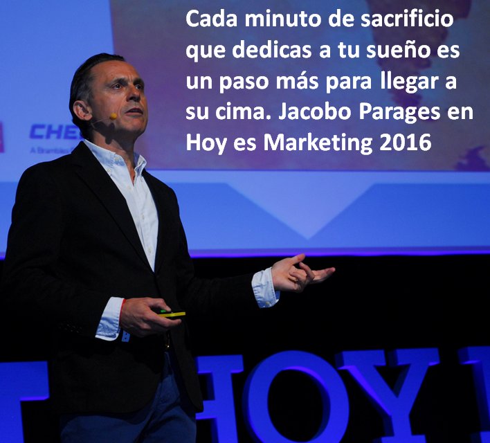 ESIC_University's tweet photo. Cada minuto de sacrificio que dedicas a tu sueño es un paso más para llegar a su cima. Jacobo Parages #HEMESIC https://t.co/hJNz7Qz7O0