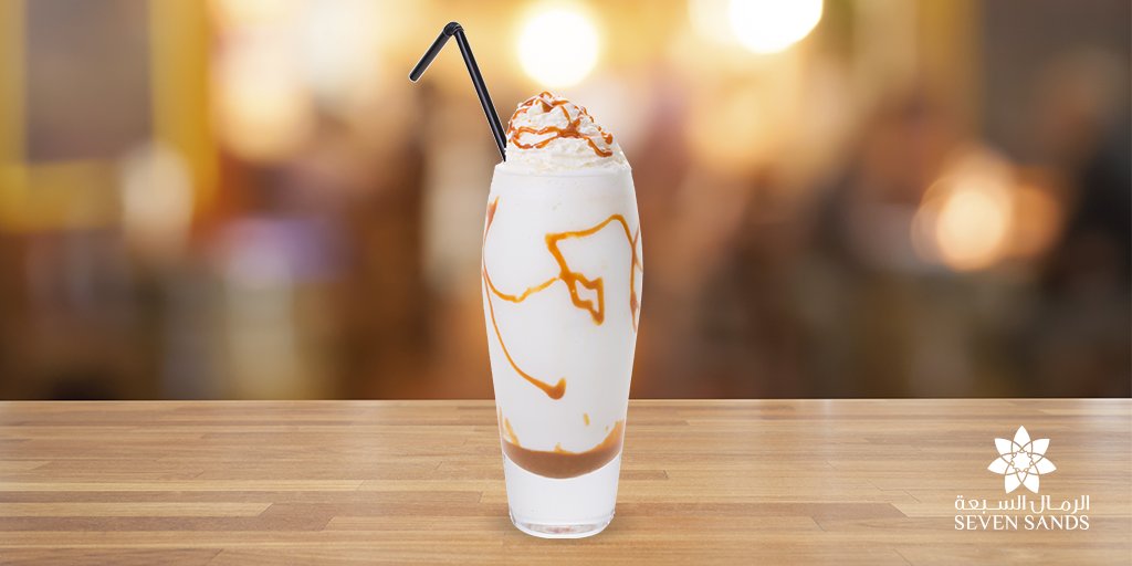 Seven_sands's tweet photo. Banana Caramel Frappe? Perfectly cooling for a warm Spring day. Yours is waiting at The Beach opposite JBR. https://t.co/Dw6w6398hO