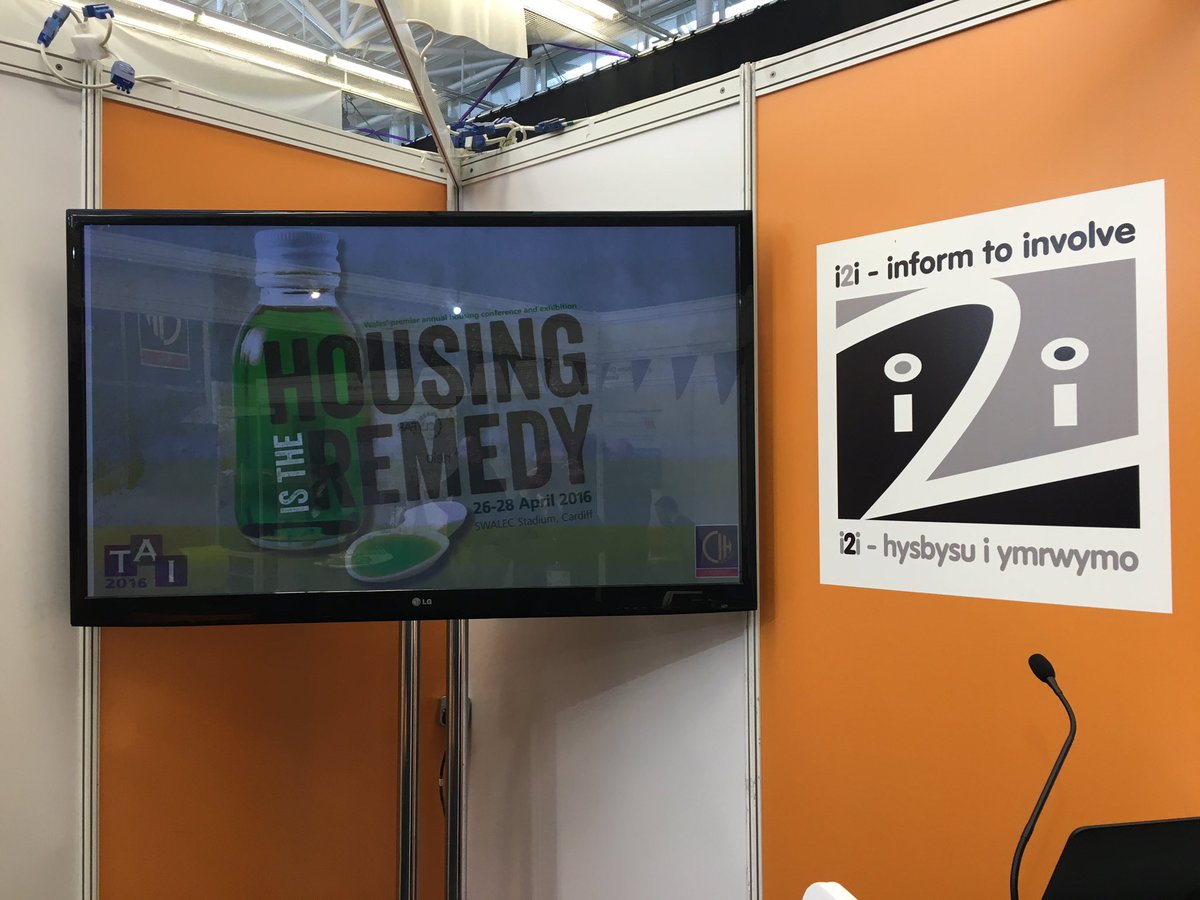 GarethDJones79's tweet photo. Great to be working again with @CIHCymru today. Great sessions on at @i2iCymru Can Do Corner from 11am.#TAI16 https://t.co/z3VIAFhqTU